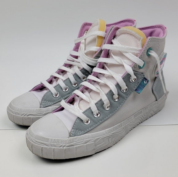 Converse Chuck Taylor All Star Marbled Patch Hi Top Shoes 9 - Picture 10 of 13